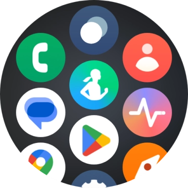 Press the message icon.