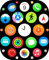 Press the music player icon. Press the music player icon.