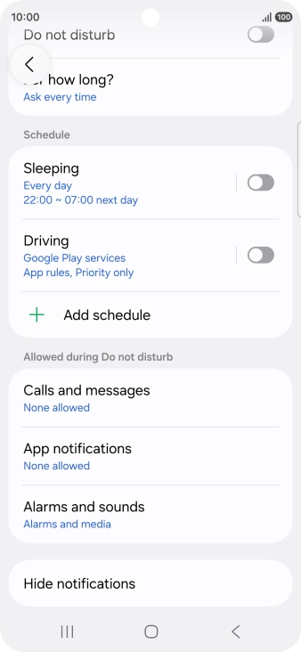 Press App notifications. Press App notifications.