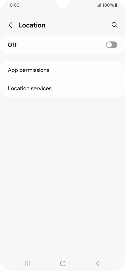 Press the indicator to turn the function on or off.