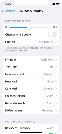Press Ringtone.