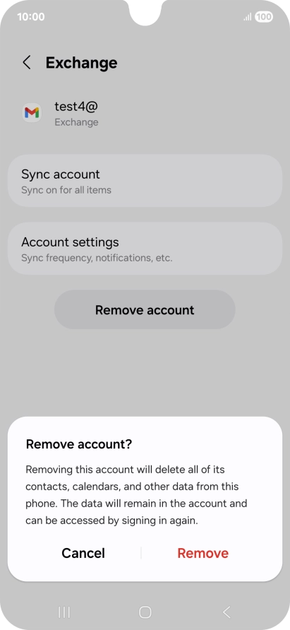 Press Remove.