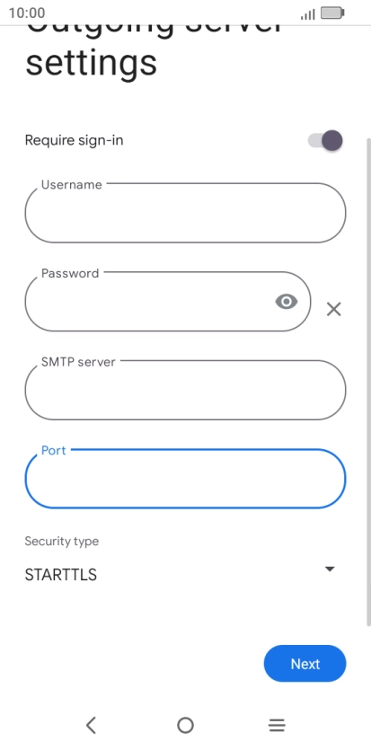 Press the drop down list below 