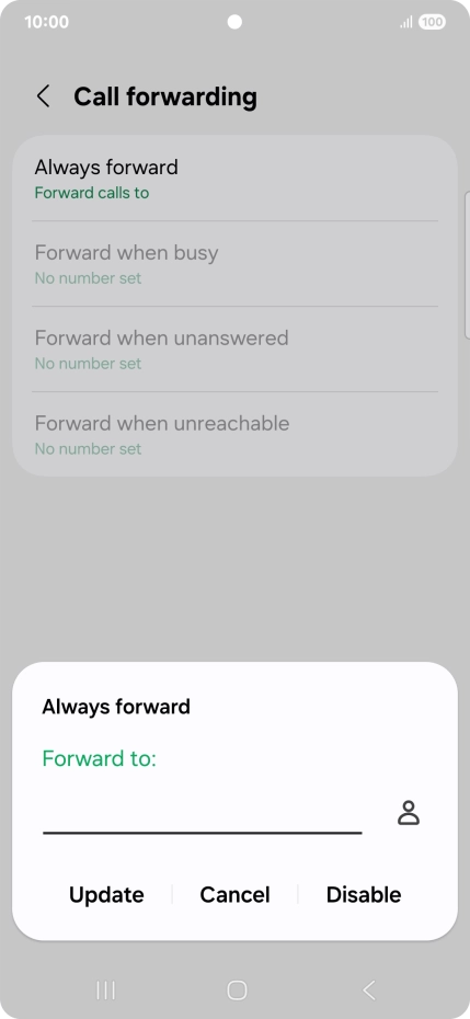 Press Disable.