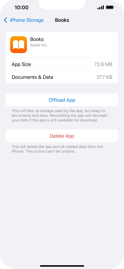 Press Offload App.