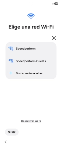 Pulsa la red wifi deseada.