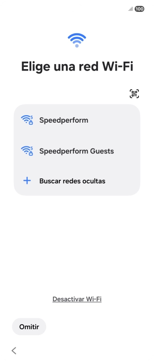 Pulsa la red wifi deseada.