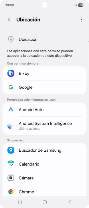 Pulsa la app deseada.