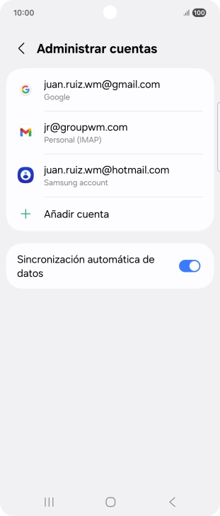 Pulsa la tecla de inicio para terminar y regresar a la pantalla de inicio.