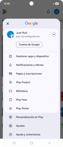 Pulsa Gestionar apps y dispositivo.