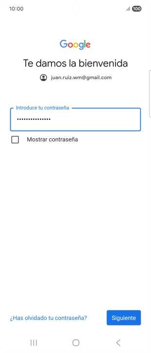 Pulsa Siguiente.