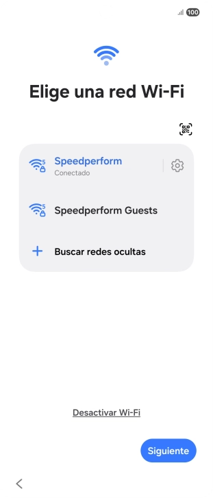 Pulsa Siguiente.