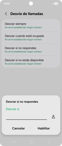 Introduce +34600132000 y pulsa Habilitar.