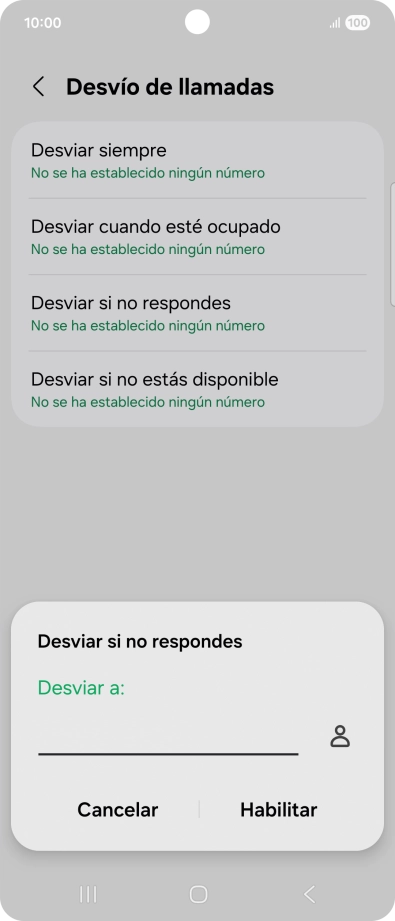 Introduce +34600132000 y pulsa Habilitar.