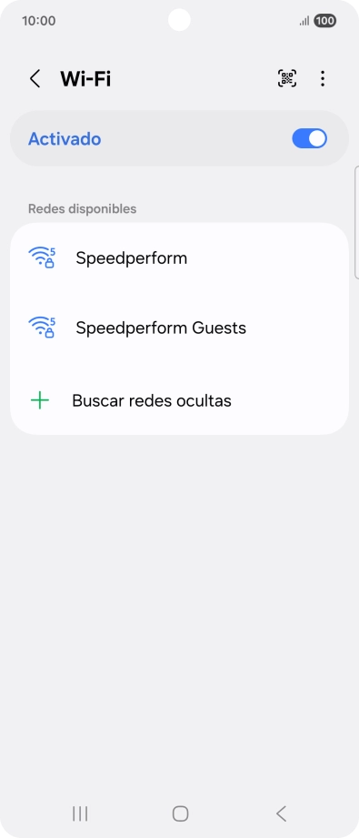 Pulsa la red wifi deseada.