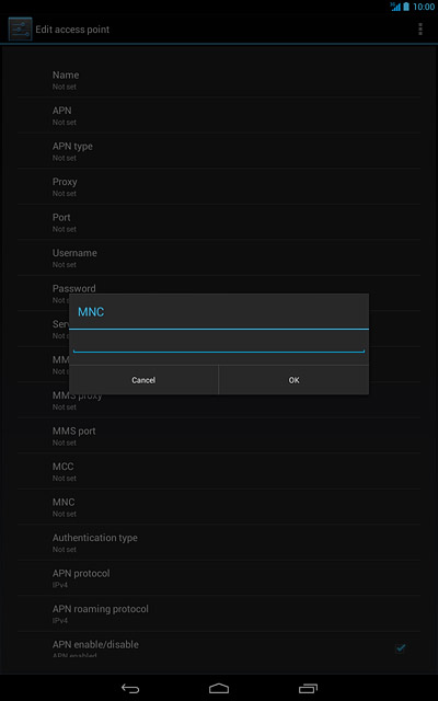 Key in 15 and press OK.