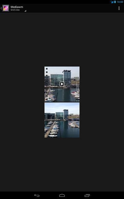 Go to the required folder.Press and hold the required file.