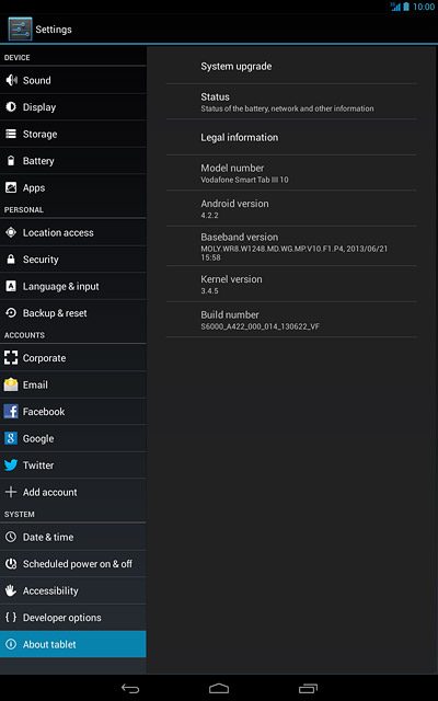 Press System upgrade.