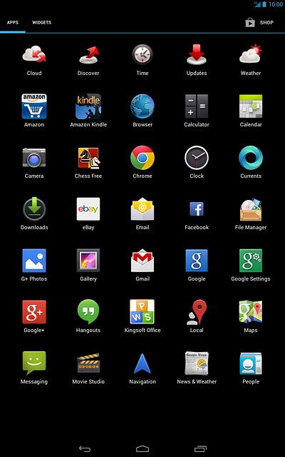 Press the app you've just installed.Follow the instructions on the display to use the app.