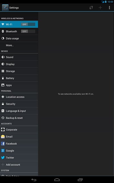 Press the home icon to return to the home screen.