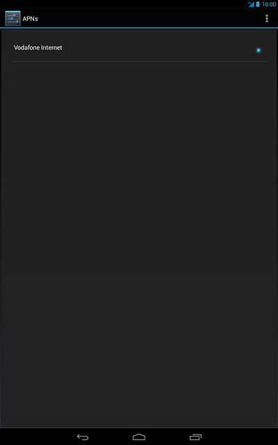 Press the home icon to return to the home screen.