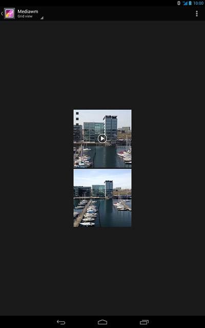 Press the home icon to return to the home screen.