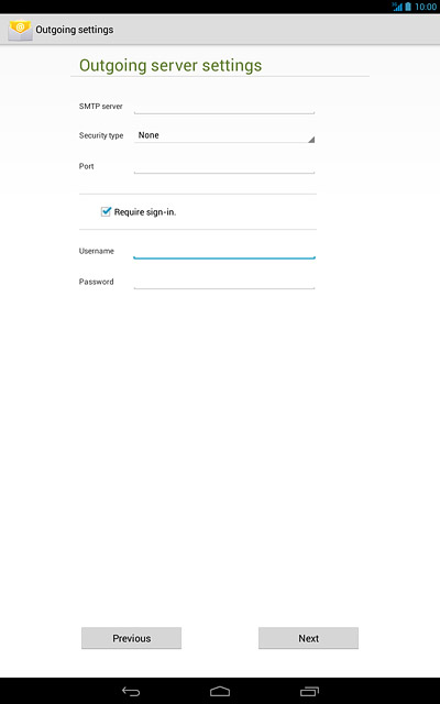 Press the field next to 