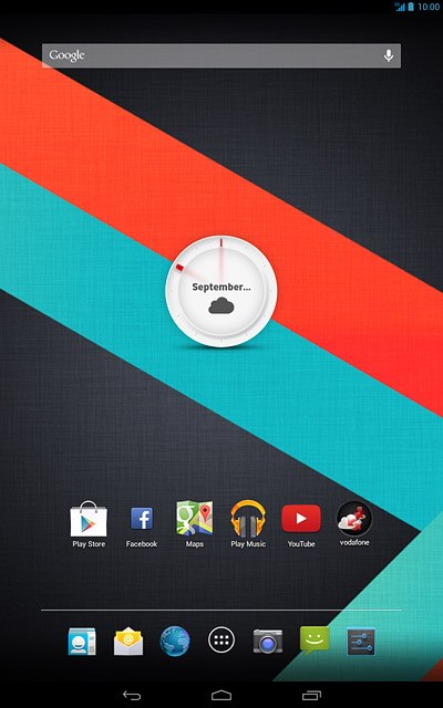 Press the internet browser icon.