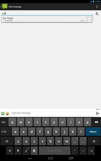 Key in the first letters of the required contact.Matching contacts are displayed.Press the required contact.