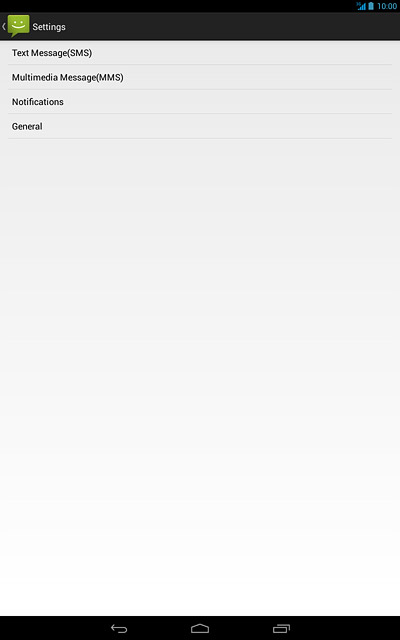 Press Text Message(SMS).