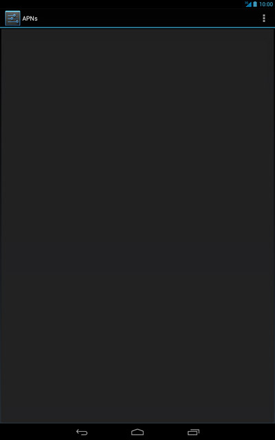 Press the menu icon.