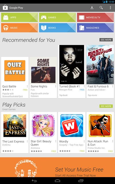 To search by category:Press APPS or GAMES.