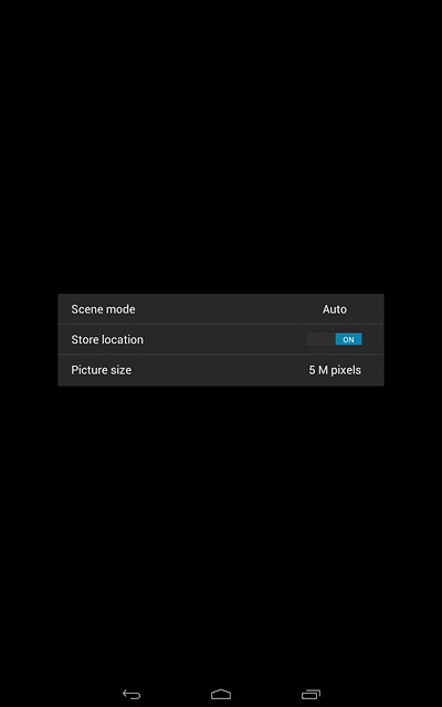 Press the return icon.