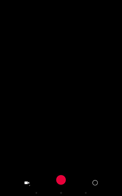 If the video recorder is turned on:Press the video recorder icon.