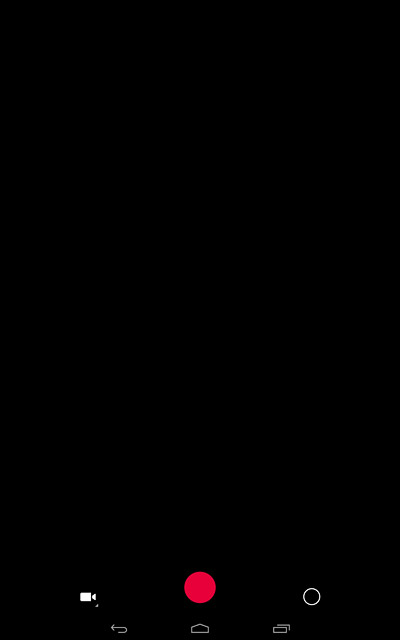 Press the record icon to start recording.