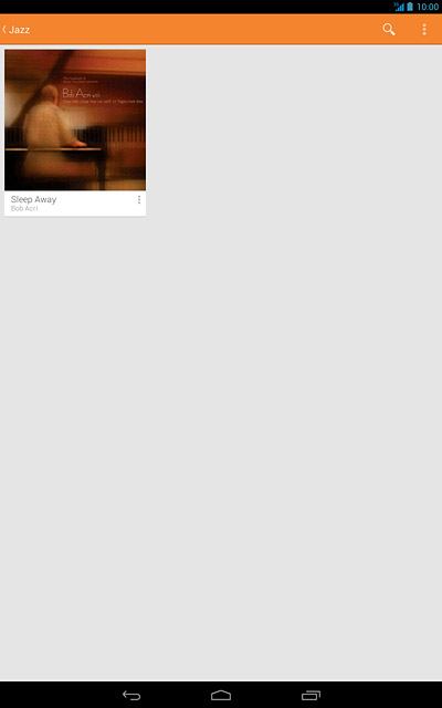 Press the menu icon next to the required audio file.