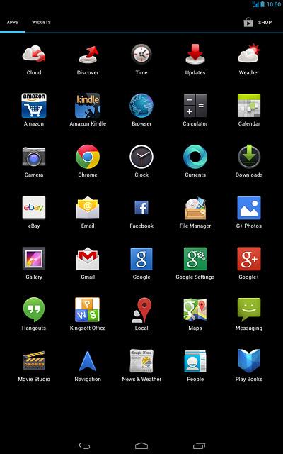 Press Google Settings.