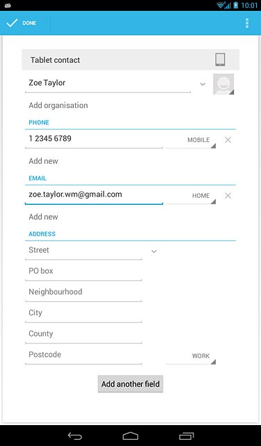 Press the picture icon.