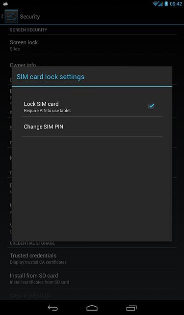 Press the home icon to return to the home screen.