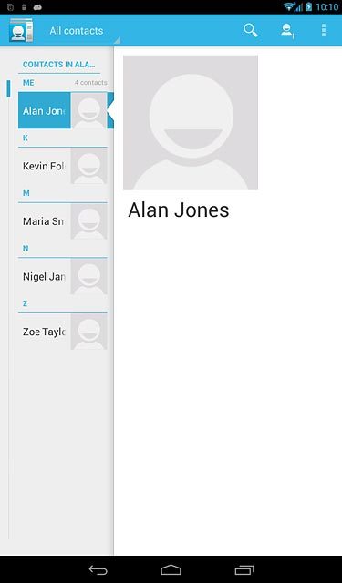 Press the home icon to return to the home screen.