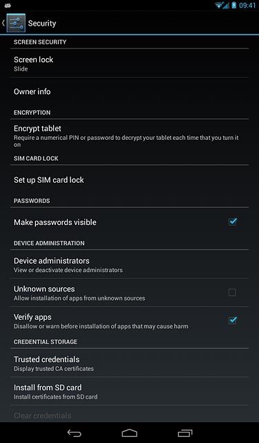 Press Set up SIM card lock.