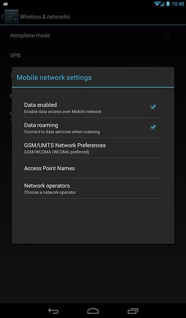 Press Access Point Name.