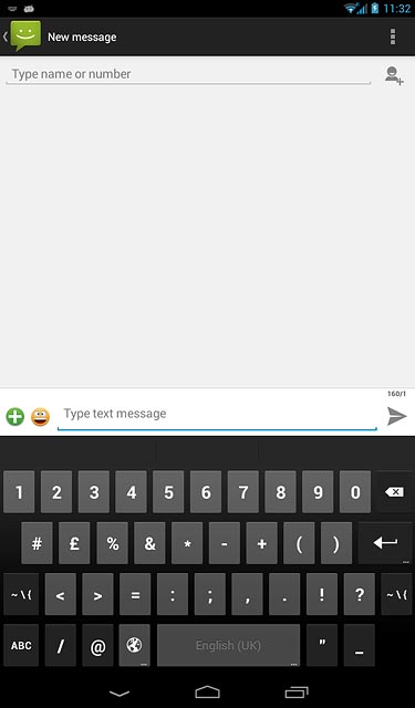 Press ~\{ to see more symbols.