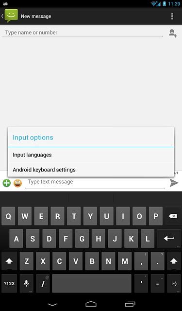 Press Android keyboard settings.