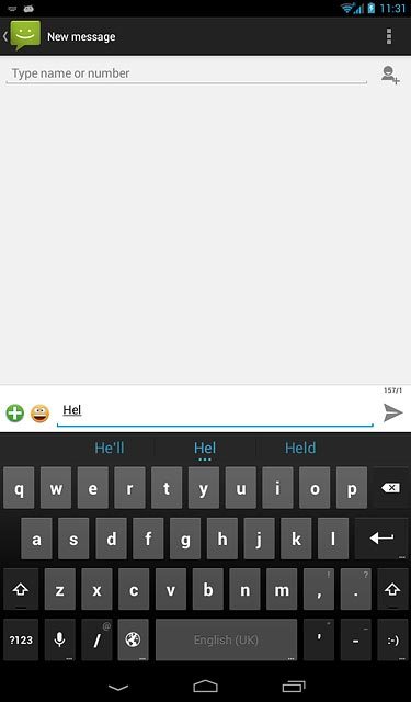 Press and hold a word suggestion to see more suggestions.