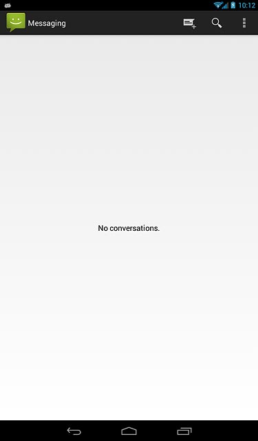 Press the new message icon.