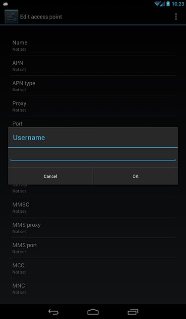 Key in wap and press OK.