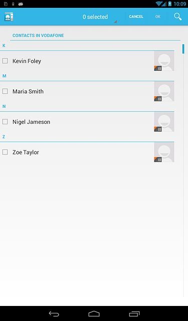 Press 0 selected to open a drop down menu.