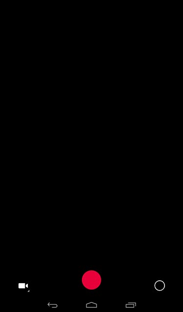 If the video recorder is turned on:Press the video recorder icon.