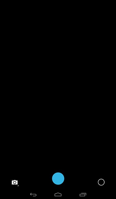 If the camera is turned on:Press the camera icon.